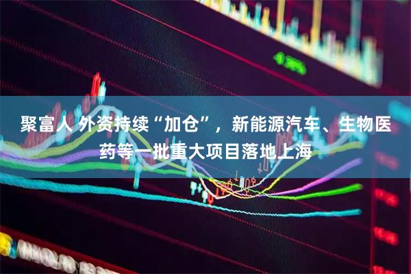 聚富人 外资持续“加仓”，新能源汽车、生物医药等一批重大项目落地上海