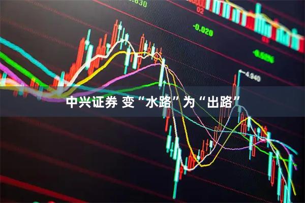 中兴证券 变“水路”为“出路”